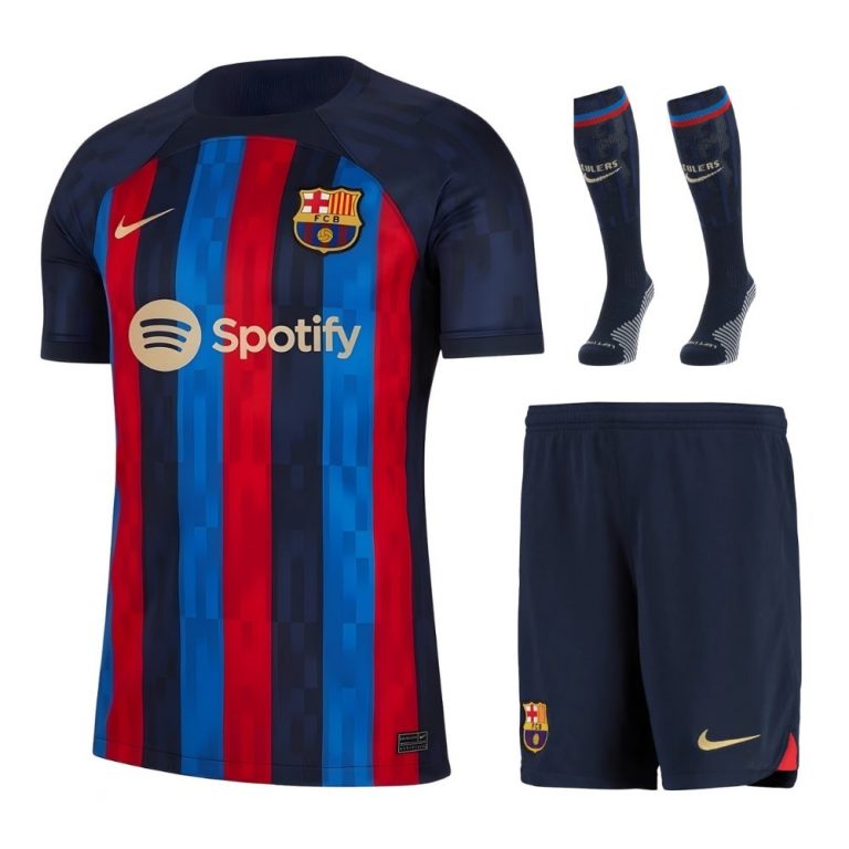 MAILLOT ENFANT/JUNIOR FC BARCELONE DOMICILE 2022/2023