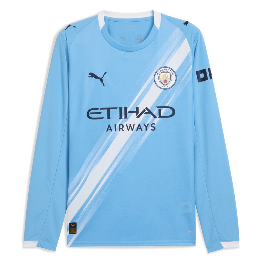 Maillot Manchester City Manches Longues Homme Domicile 2025 2026