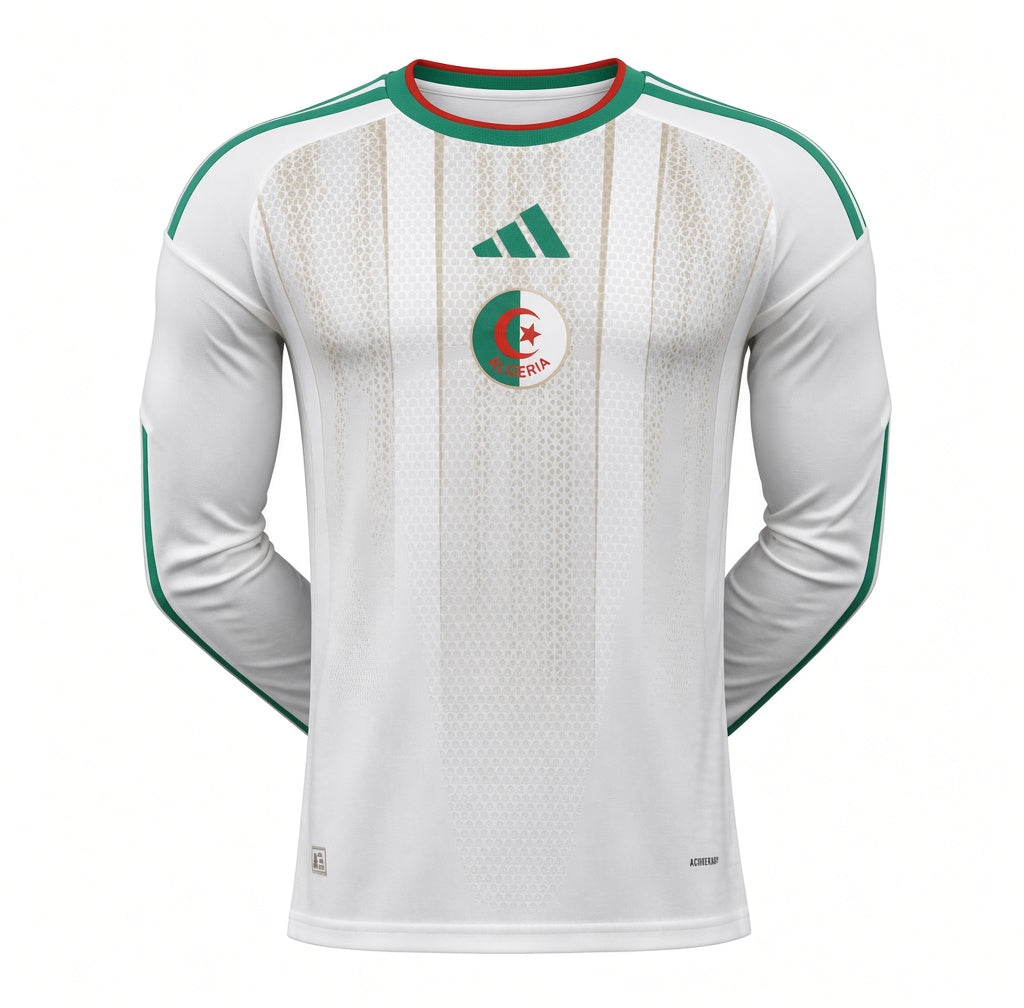 MAILLOT ALGERIE DOMICILE MANCHES LONGUES 2026/2027
